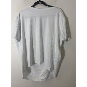 Bossi White Short Sleeve Athletic top Sz L